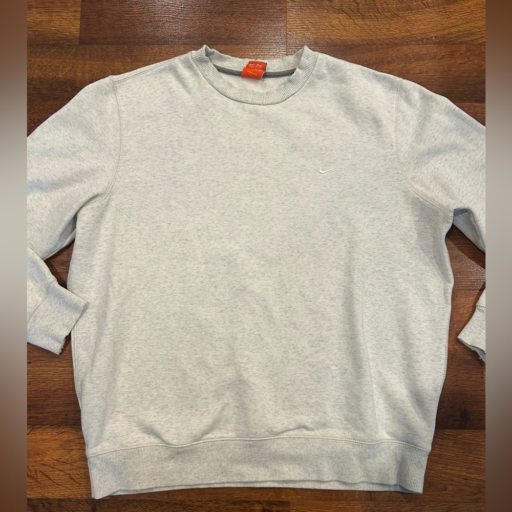 Vintage Nike Athletic Dept Gray Crew Neck Sweatshirt Mens Size XL